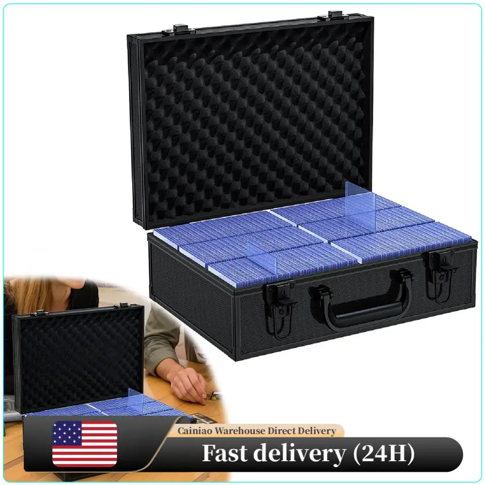 Коробка для хранения карт Toploader с 6 разделителями, ударопрочный пылезащитный футляр для спортивных и игровых карт, коллекционных карт
Коробка для хранения карт Toploader с 6 разделителями, ударопрочный пылезащитный футляр для спортивных и игровых карт, коллекционных карт