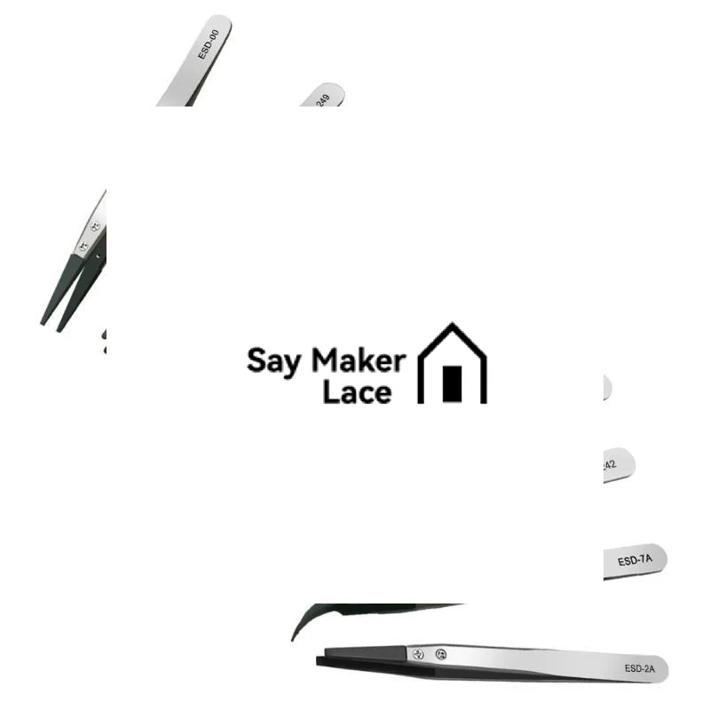 1Piece ESD Anti Static Tweezers With Stainless Steel Handle Replaceable Tips For Electronics Repair DIY Craft Jewelry Making
1Piece ESD Anti Static Tweezers With Stainless Steel Handle Replaceable Tips For Electronics Repair DIY Craft Jewelry Making