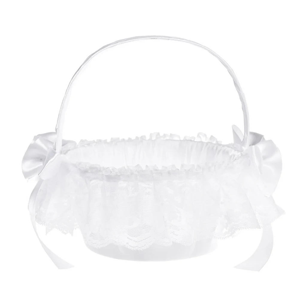 Lace Flower Baskets Elegant Vintage Wedding Bride Processional Romantic Atmosphere Bridal Floral Small Aisle Gifts
Lace Flower Baskets Elegant Vintage Wedding Bride Processional Romantic Atmosphere Bridal Floral Small Aisle Gifts