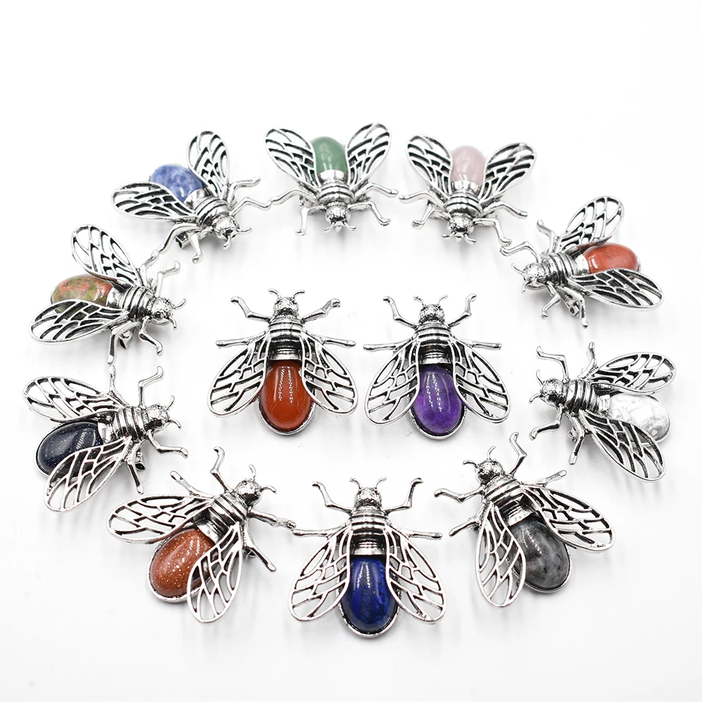 Wholesale 12pcs/lot Fashion high quality Natural rose quartz stone Bee Necklace Pendant for jewelry making free shipping
Wholesale 12pcs/lot Fashion high quality Natural rose quartz stone Bee Necklace Pendant for jewelry making free shipping