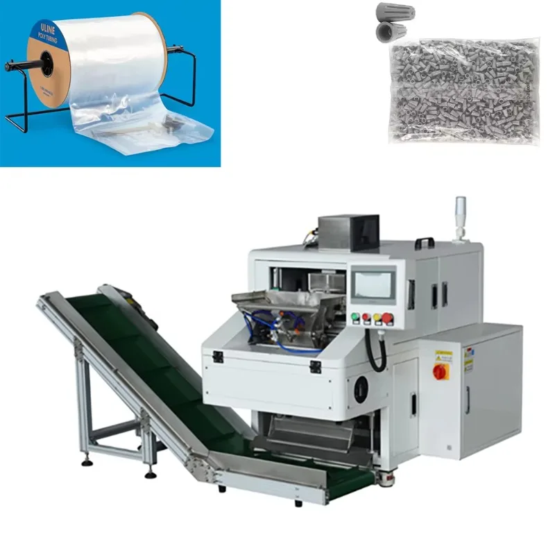 Automatic Tubing Tubular Tube Poly PE Film Roll Bag Bagger Packing Sealing Machine For Screw Nut Plastic Parts
Automatic Tubing Tubular Tube Poly PE Film Roll Bag Bagger Packing Sealing Machine For Screw Nut Plastic Parts
