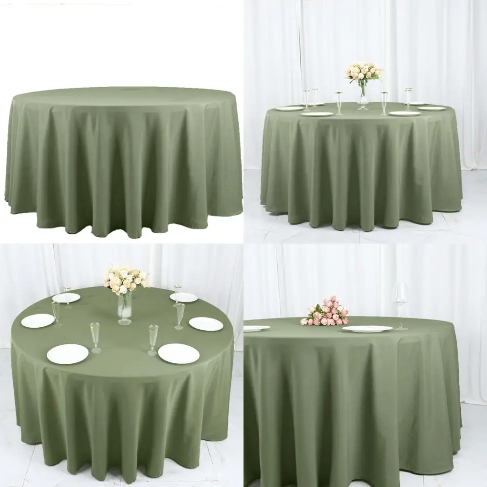 Green Eucalyptus Sage 120 Inch Round Polyester Tablecloths for Weddings and Parties, Durable Fabric Table Covers
Green Eucalyptus Sage 120 Inch Round Polyester Tablecloths for Weddings and Parties, Durable Fabric Table Covers