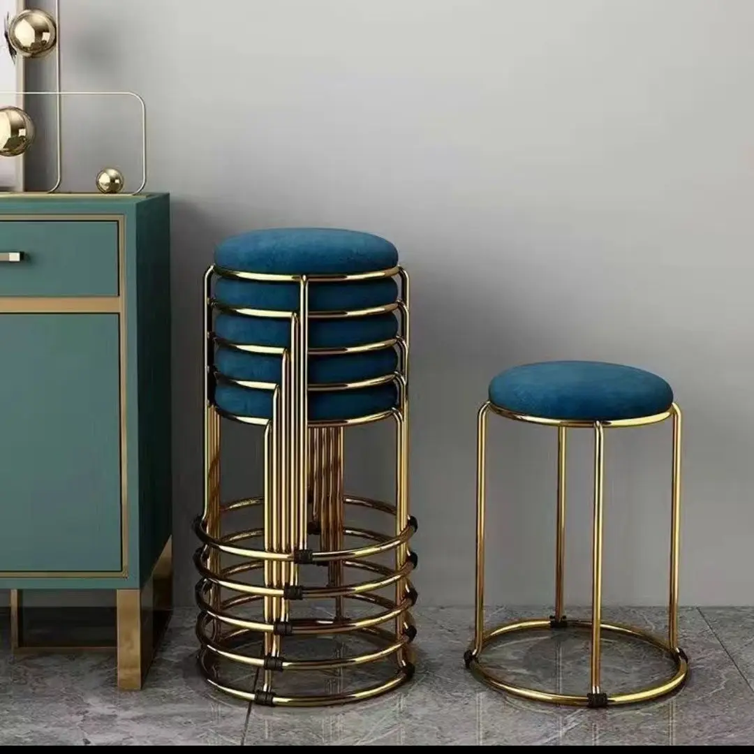 4 Stools Light Luxury Stools Stackable Low Circular Modern Minimalist Dining Chairs Benches Nordic Small Stool for Household Use
4 Stools Light Luxury Stools Stackable Low Circular Modern Minimalist Dining Chairs Benches Nordic Small Stool for Household Use