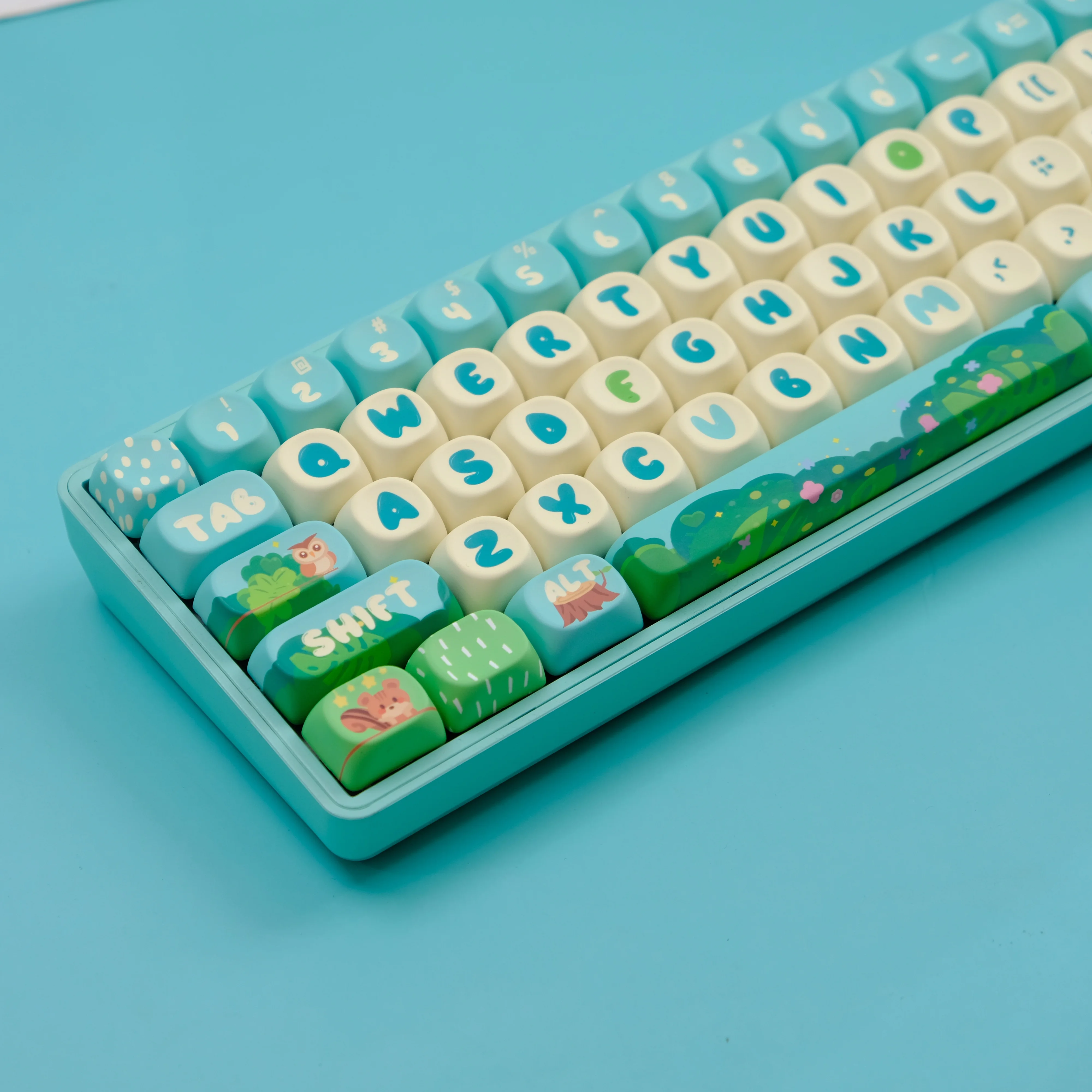 125 Keys Forest Kingdom PBT Dye Sublimation Keycaps MOA Profile Cute Keycaps for Cherry Gateron MX Switches Mechanical Keyboard
125 Keys Forest Kingdom PBT Dye Sublimation Keycaps MOA Profile Cute Keycaps for Cherry Gateron MX Switches Mechanical Keyboard