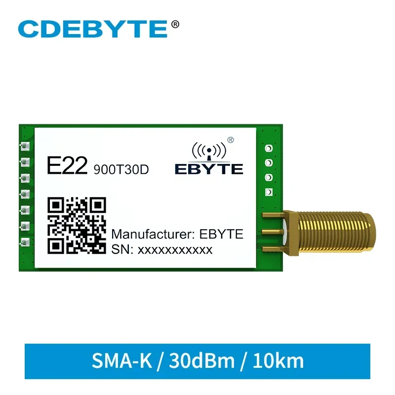 5 шт. LoRa модуль 868 МГц 915 МГц RF 30 дБм на большие расстояния 10 км Стандартный беспроводной приемник
5 шт. LoRa модуль 868 МГц 915 МГц RF 30 дБм на большие расстояния 10 км Стандартный беспроводной приемник