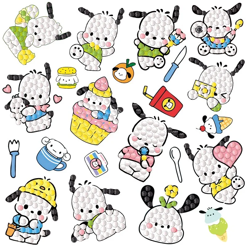 New Arrival DIY Diamond Painting Stickers Hello Kitty & Kuromi Cartoon Series Creative Handmade Gifts for Girls
New Arrival DIY Diamond Painting Stickers Hello Kitty & Kuromi Cartoon Series Creative Handmade Gifts for Girls