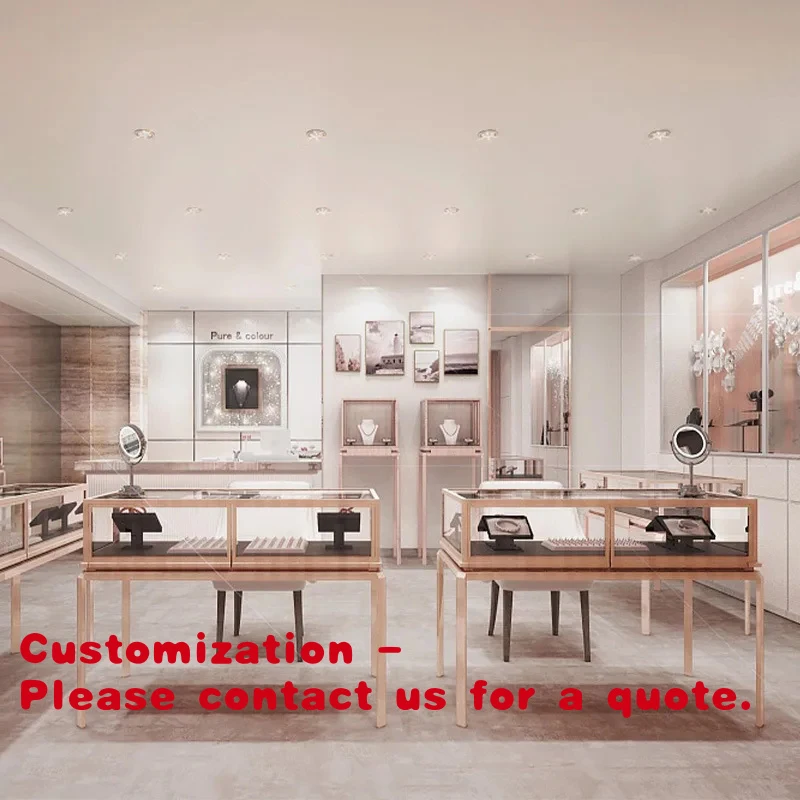 custom.New Jewelry Store Display Cabinet with LED Lighting Multi-Layer Glass Counter Customizable Color & Design
custom.New Jewelry Store Display Cabinet with LED Lighting Multi-Layer Glass Counter Customizable Color & Design