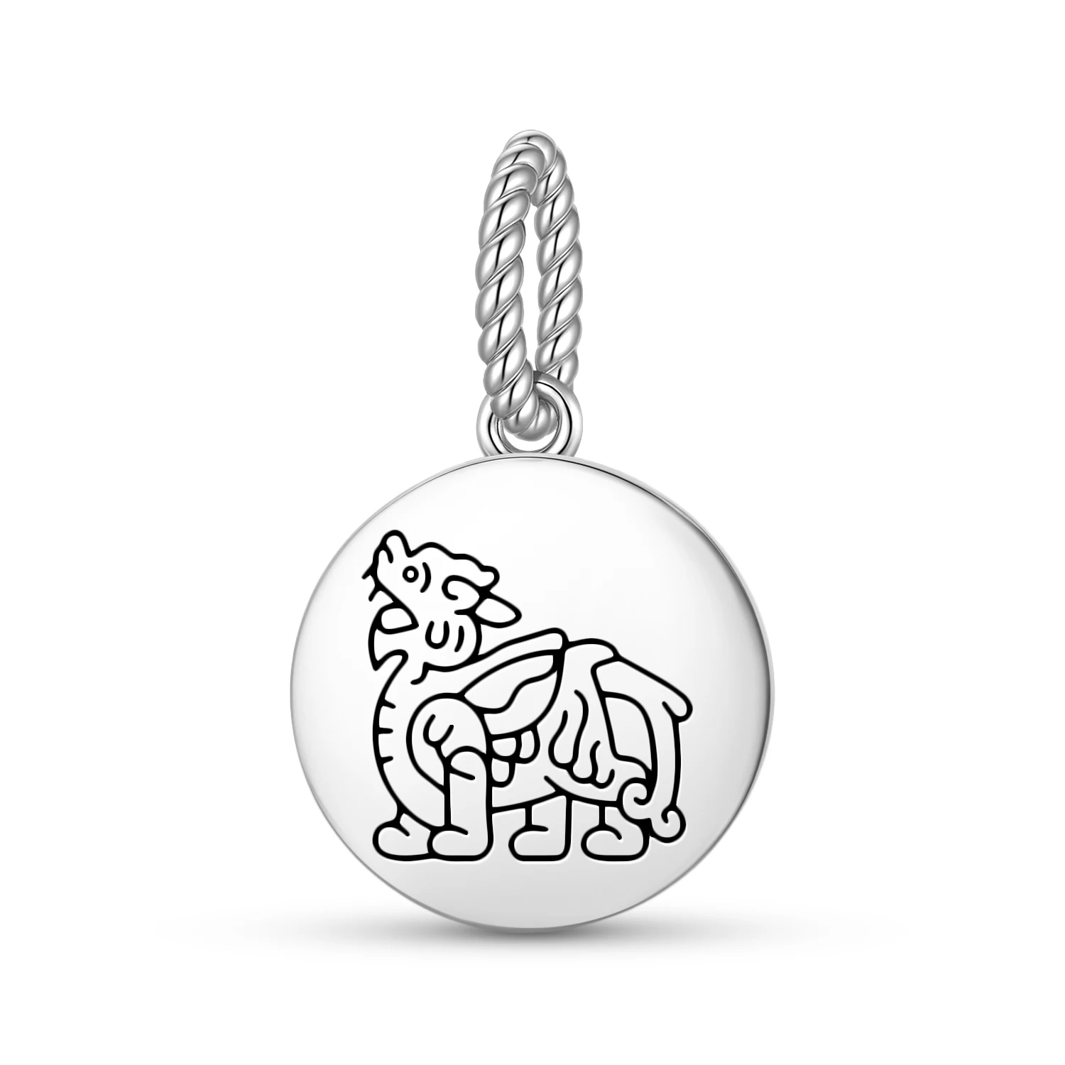 Feng shui Chi Lin Pendant 925 Sterling Silver Symbol Charm Bead for Women Bracelet Necklace Jewelry Fashion
Feng shui Chi Lin Pendant 925 Sterling Silver Symbol Charm Bead for Women Bracelet Necklace Jewelry Fashion