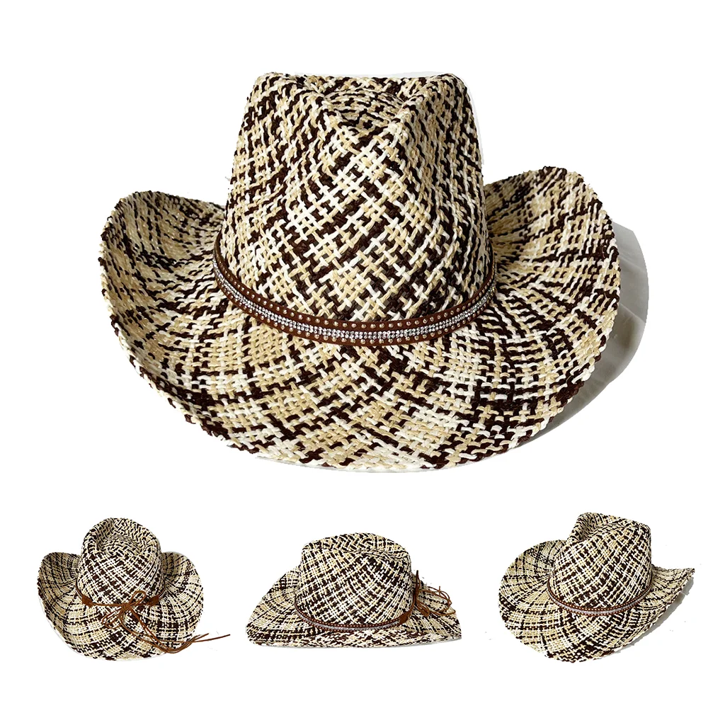 2023 new two-color hand woven Cowboy hat summer travel beach hat men and women solid color western Cowboy hat sombrero
2023 new two-color hand woven Cowboy hat summer travel beach hat men and women solid color western Cowboy hat sombrero