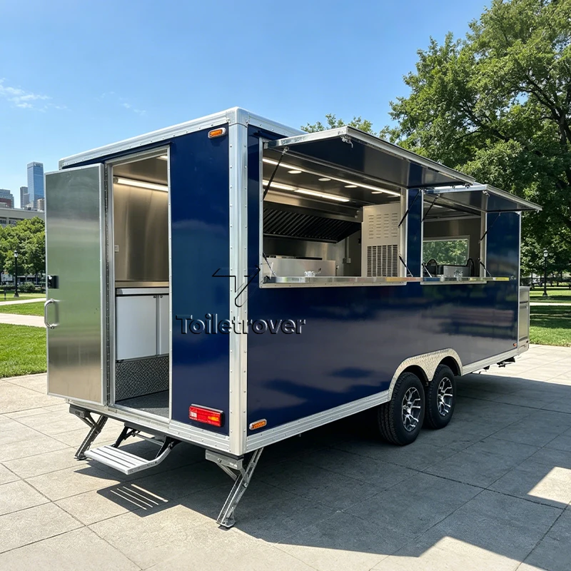 Street Mobile Food Truck Trailer Hot Dog Burger Doner Kebab Fried Chicken Used Food Trailers for Sale USA
Street Mobile Food Truck Trailer Hot Dog Burger Doner Kebab Fried Chicken Used Food Trailers for Sale USA