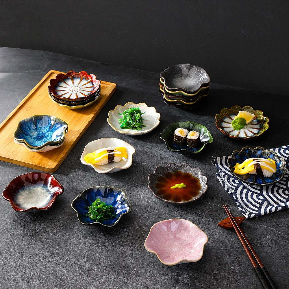 Japanese Retro Kiln Seasoning Dish,Restaurant Sauce Vinegar Seasoning Dish,Lotus Leaf Shaped Snack Dish,Jewelry Storage Ornament
Japanese Retro Kiln Seasoning Dish,Restaurant Sauce Vinegar Seasoning Dish,Lotus Leaf Shaped Snack Dish,Jewelry Storage Ornament