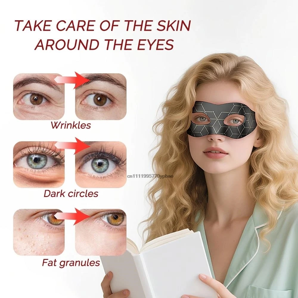 LED Eye Mask Red Light Therapy for Dark Circle Remover - Silicone Anti-Aging Massager Home Use Device
LED Eye Mask Red Light Therapy for Dark Circle Remover - Silicone Anti-Aging Massager Home Use Device