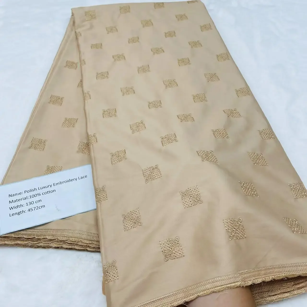 5 Yards Nigerian 100% Cotton Polish Satin Embroidery Fabric High Quality Swiss Voile Lace Material for Men Dubai Style SZ730
5 Yards Nigerian 100% Cotton Polish Satin Embroidery Fabric High Quality Swiss Voile Lace Material for Men Dubai Style SZ730