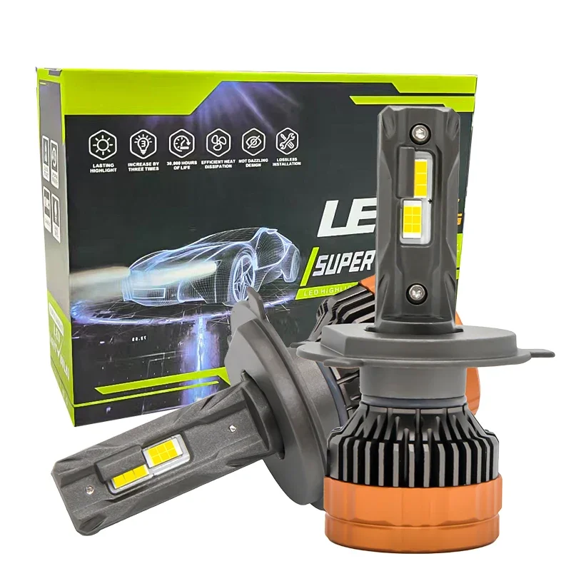 2pcs 80W Tri-Color LED Headlights with Remote, Dual Projector Lens & Cooling Fan Cars Accessories CSDOH
2pcs 80W Tri-Color LED Headlights with Remote, Dual Projector Lens & Cooling Fan Cars Accessories CSDOH