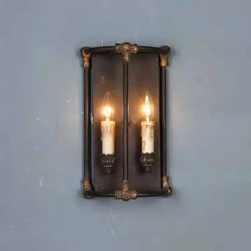 2 Heads American Style Rural Retro French Style Wall Lamp Living Room Dining Room Corridor Iron Art Resin Decoration Wall Sconce
2 Heads American Style Rural Retro French Style Wall Lamp Living Room Dining Room Corridor Iron Art Resin Decoration Wall Sconce