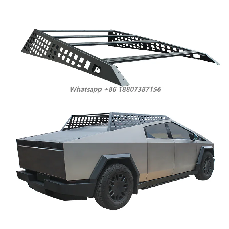 HASUR Cargo Racks for Cybertruck 2024-2025 Heavy-Duty Steel Roof Rack 500kg Capacity Bolted Installation for Off-Road Use
HASUR Cargo Racks for Cybertruck 2024-2025 Heavy-Duty Steel Roof Rack 500kg Capacity Bolted Installation for Off-Road Use