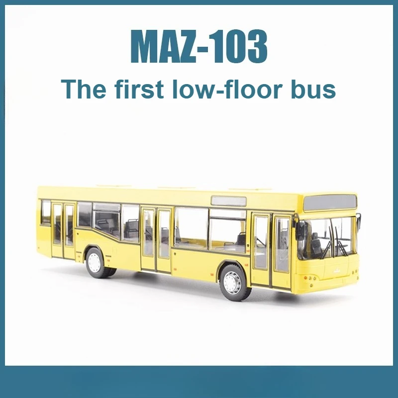 1/43 Toy Chesk Automobile Factory Low Floor Bus MAZ-103 Diecast Model Belarus Bus JAVN066 Car Model Boy Toy Gift
1/43 Toy Chesk Automobile Factory Low Floor Bus MAZ-103 Diecast Model Belarus Bus JAVN066 Car Model Boy Toy Gift