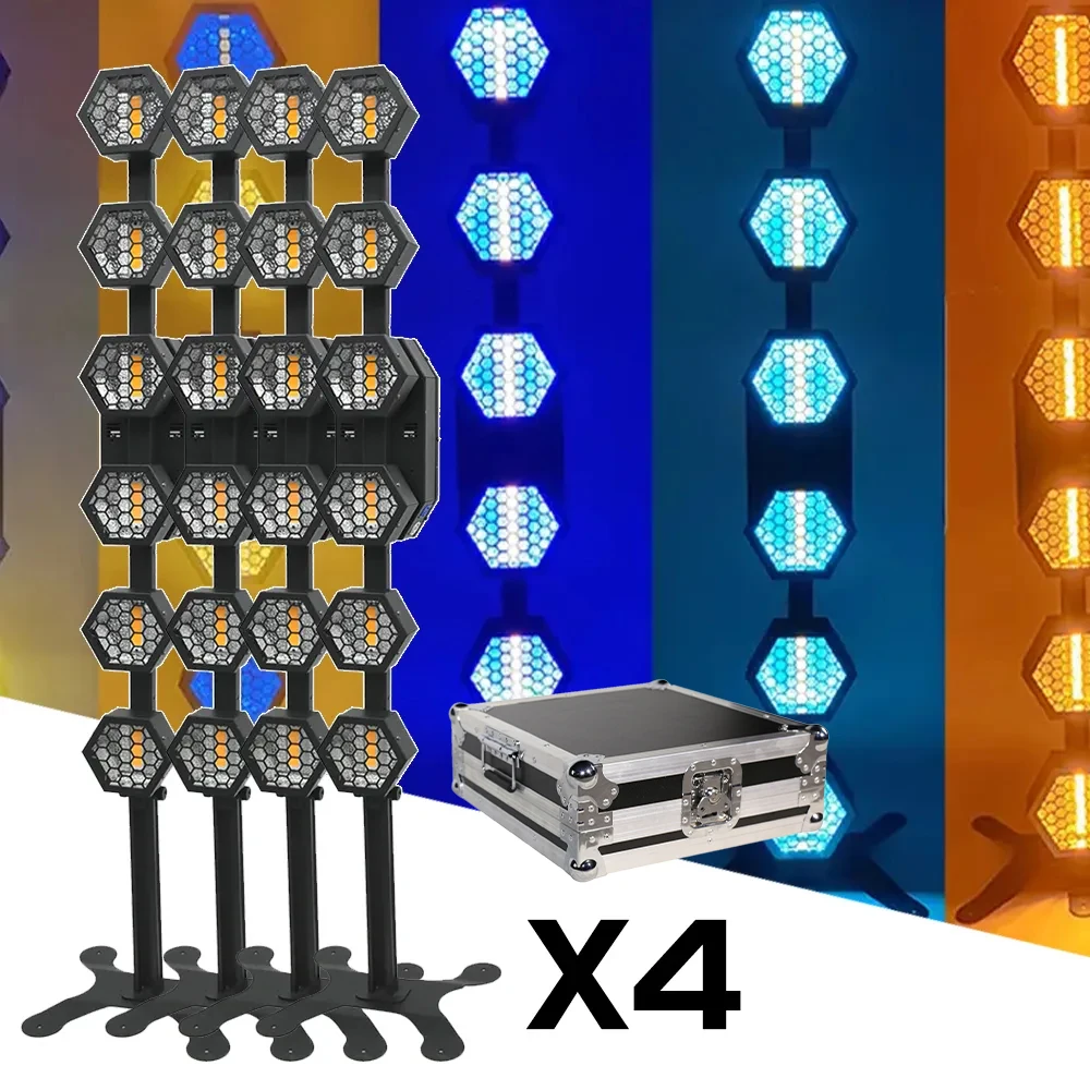 With Flight Case 4PCS/LOT 6x50W RGB LED Retro Flash Light DMX512 DJ Party Flashing Lights Dance Club Disco Stage Effect Light
With Flight Case 4PCS/LOT 6x50W RGB LED Retro Flash Light DMX512 DJ Party Flashing Lights Dance Club Disco Stage Effect Light