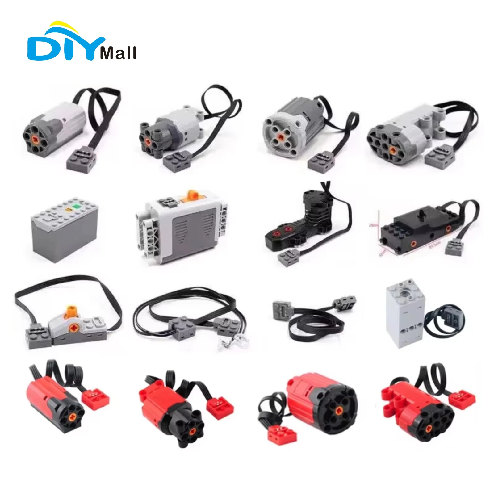 Совместимый с строительными блоками серводвигатель и комплект управления приемником для моделей поезда 8293 8883
Совместимый с строительными блоками серводвигатель и комплект управления приемником для моделей поезда 8293 8883