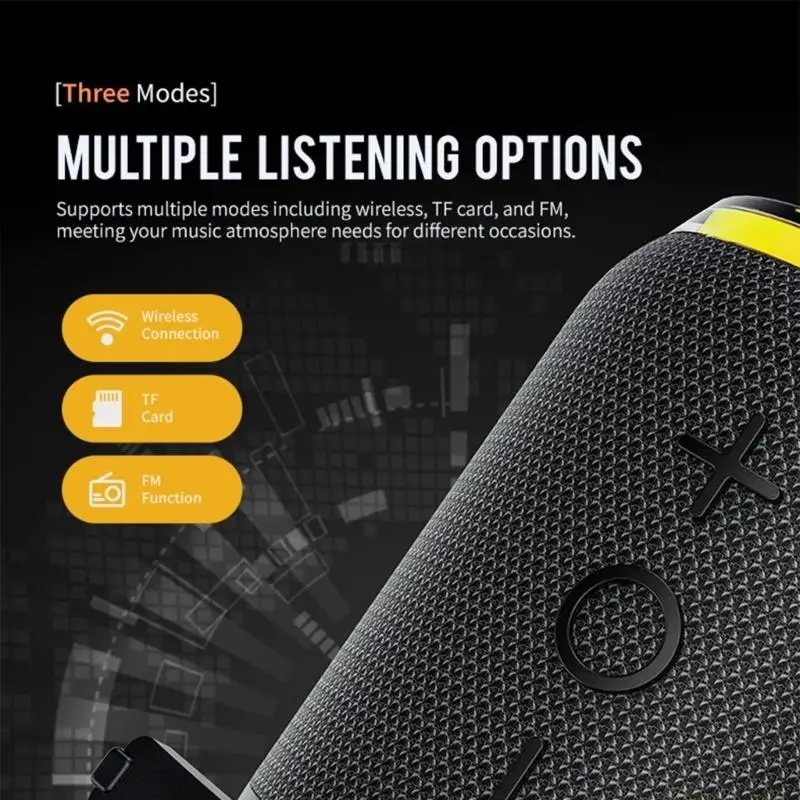 M5TD 2 In 1 Wireless Speaker With ABS Fabric Cover 2000mAh Energy Cell And 10M Wireless Reach For Immersive sound
M5TD 2 In 1 Wireless Speaker With ABS Fabric Cover 2000mAh Energy Cell And 10M Wireless Reach For Immersive sound