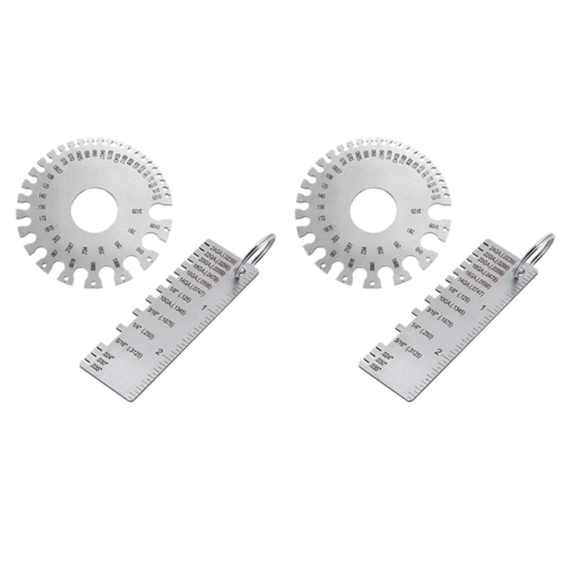 4 Pack Steel Welding Gauge Welding Gauge Inspection Tool Wire Sizes Thickness Gauge
4 Pack Steel Welding Gauge Welding Gauge Inspection Tool Wire Sizes Thickness Gauge