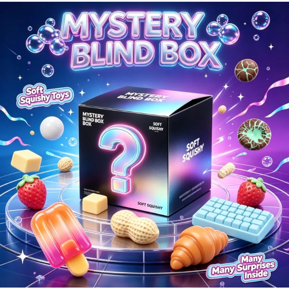 Mystery Random Blind Box Single Squishy, Diverse Minimalist Soothing Styles, Soft Slow Rebound Squeeze Toy For Instant Stress Relief
Mystery Random Blind Box Single Squishy, Diverse Minimalist Soothing Styles, Soft Slow Rebound Squeeze Toy For Instant Stress Relief