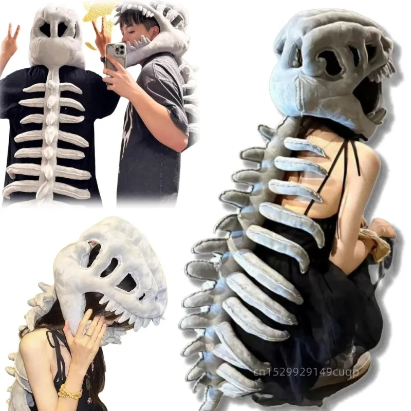 75/116 см имитация скелета динозавра, плюшевая кукла, чехол на голову, полный динозавр, украшение на Хэллоуин, домашний декор, подарок для друзей
75/116 см имитация скелета динозавра, плюшевая кукла, чехол на голову, полный динозавр, украшение на Хэллоуин, домашний декор, подарок для друзей