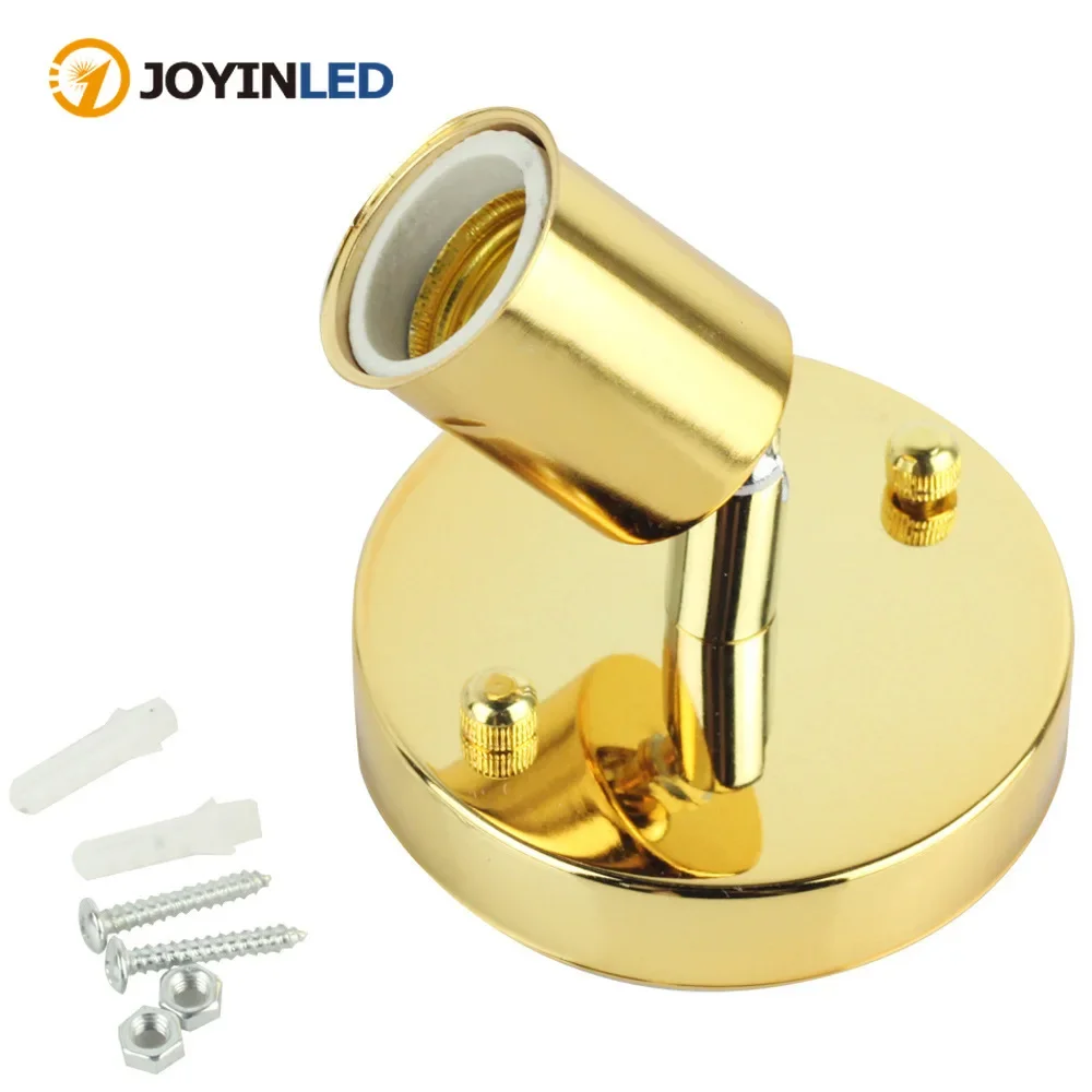E27 Light Socket Vintage Industrial E27 Wall Lamp Rotation Adjustable Metal Lamp Bases Socket Holder Wall Decor
E27 Light Socket Vintage Industrial E27 Wall Lamp Rotation Adjustable Metal Lamp Bases Socket Holder Wall Decor