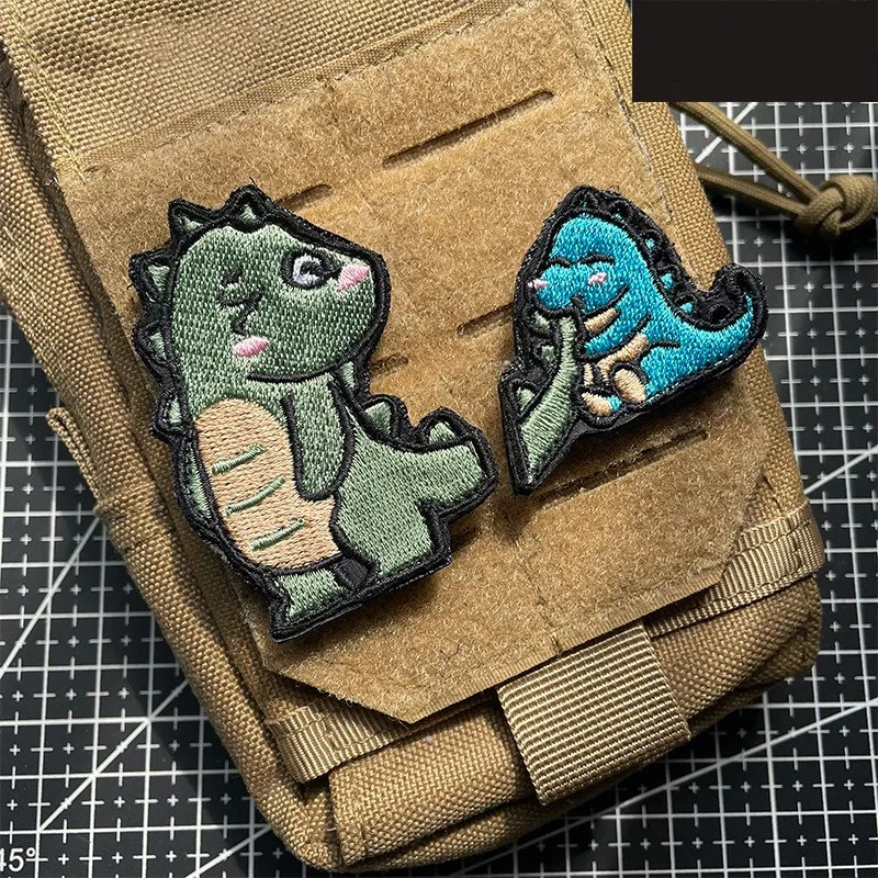 Cartoon Dinosaur Embroidery Patches Personality Cloth Sticker Badge Outdoor Tactical Backpack Patch Couple Patch Sticker Cute
Cartoon Dinosaur Embroidery Patches Personality Cloth Sticker Badge Outdoor Tactical Backpack Patch Couple Patch Sticker Cute