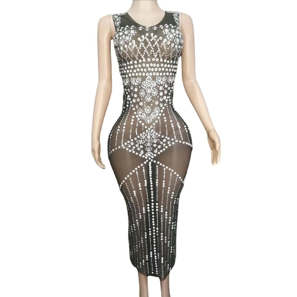 Celebrate Birthday Dress Party Outfit Rhinestone Singer Show Wear Women Dancer Show Club Dresses
Celebrate Birthday Dress Party Outfit Rhinestone Singer Show Wear Women Dancer Show Club Dresses