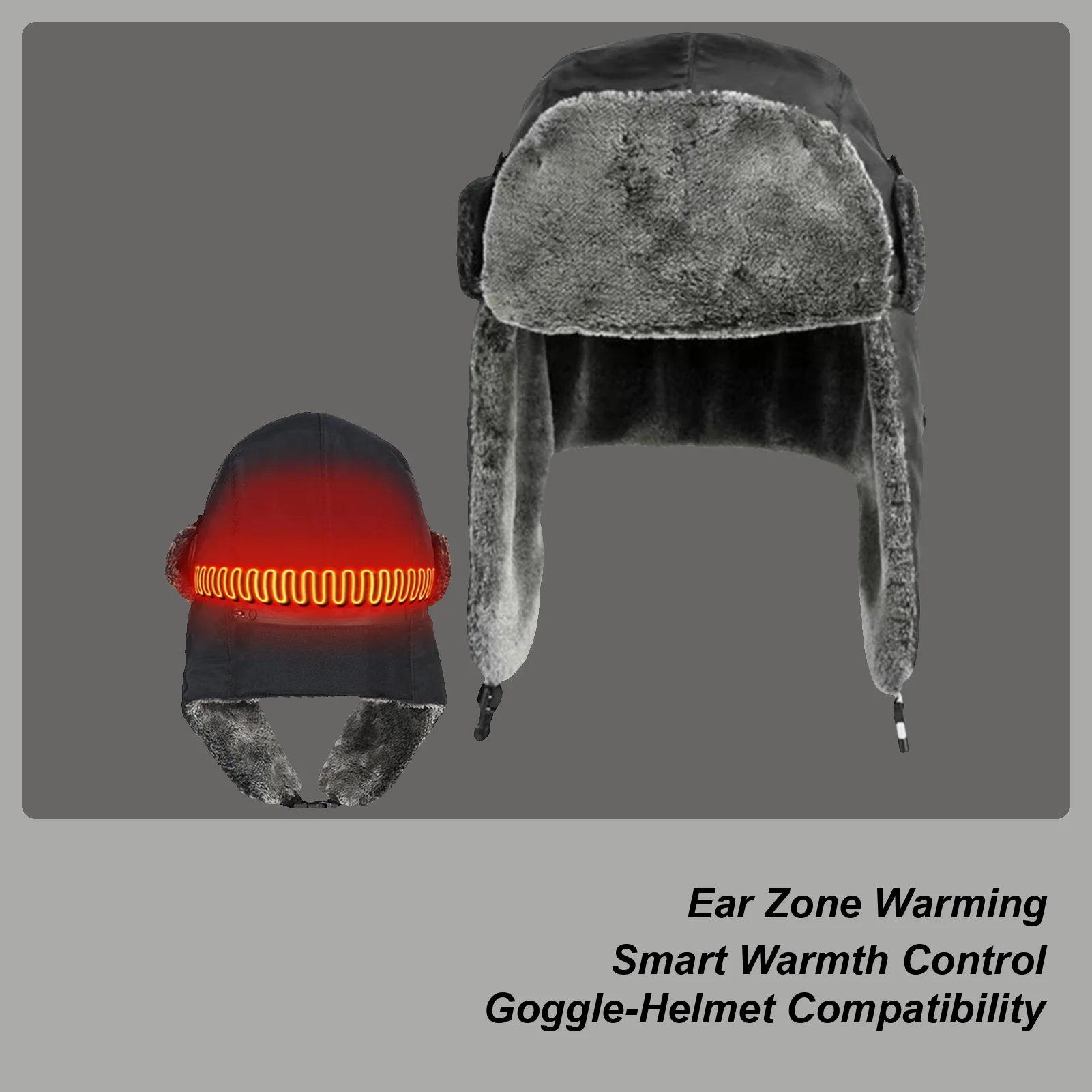 Шапка с подогревом для женщин, теплый головной убор с питанием от USB, ветрозащитная термозащитная шапка для ушей, зимняя уличная шапка для верховой езды, теплая утолщенная шапка
Шапка с подогревом для женщин, теплый головной убор с питанием от USB, ветрозащитная термозащитная шапка для ушей, зимняя уличная шапка для верховой езды, теплая утолщенная шапка