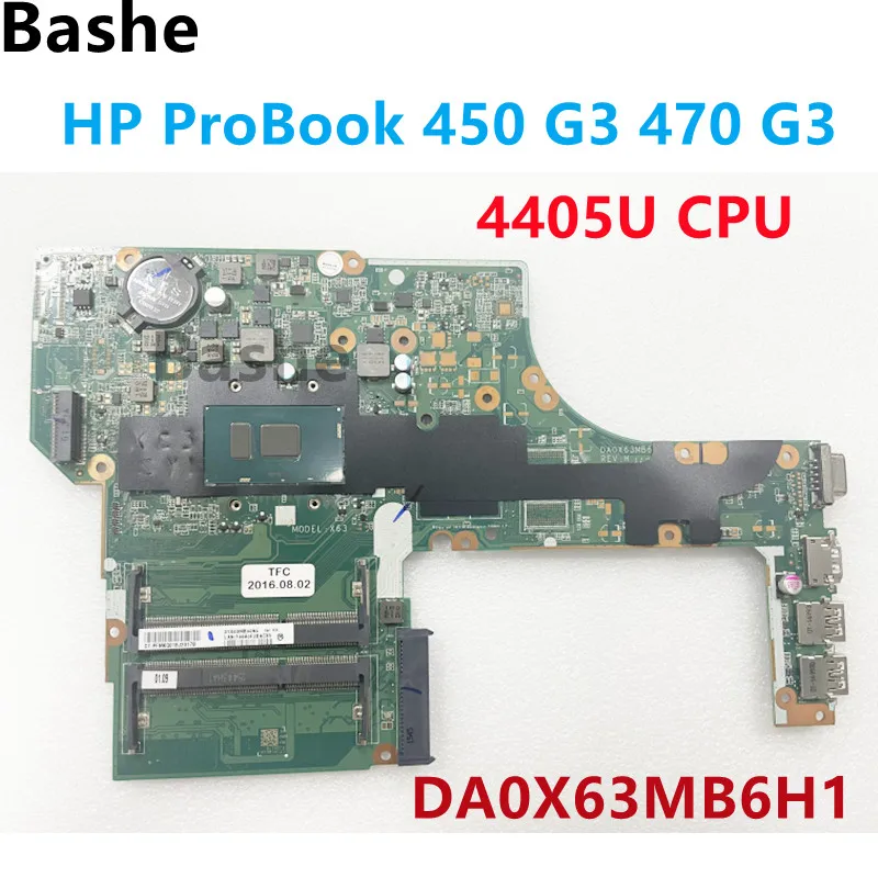 Материнская плата для ноутбука HP ProBook 450 G3 470 G3 DA0X63MB6H1 с процессором 4405u DDR3 SPS:830929-601 100% ОК
Материнская плата для ноутбука HP ProBook 450 G3 470 G3 DA0X63MB6H1 с процессором 4405u DDR3 SPS:830929-601 100% ОК