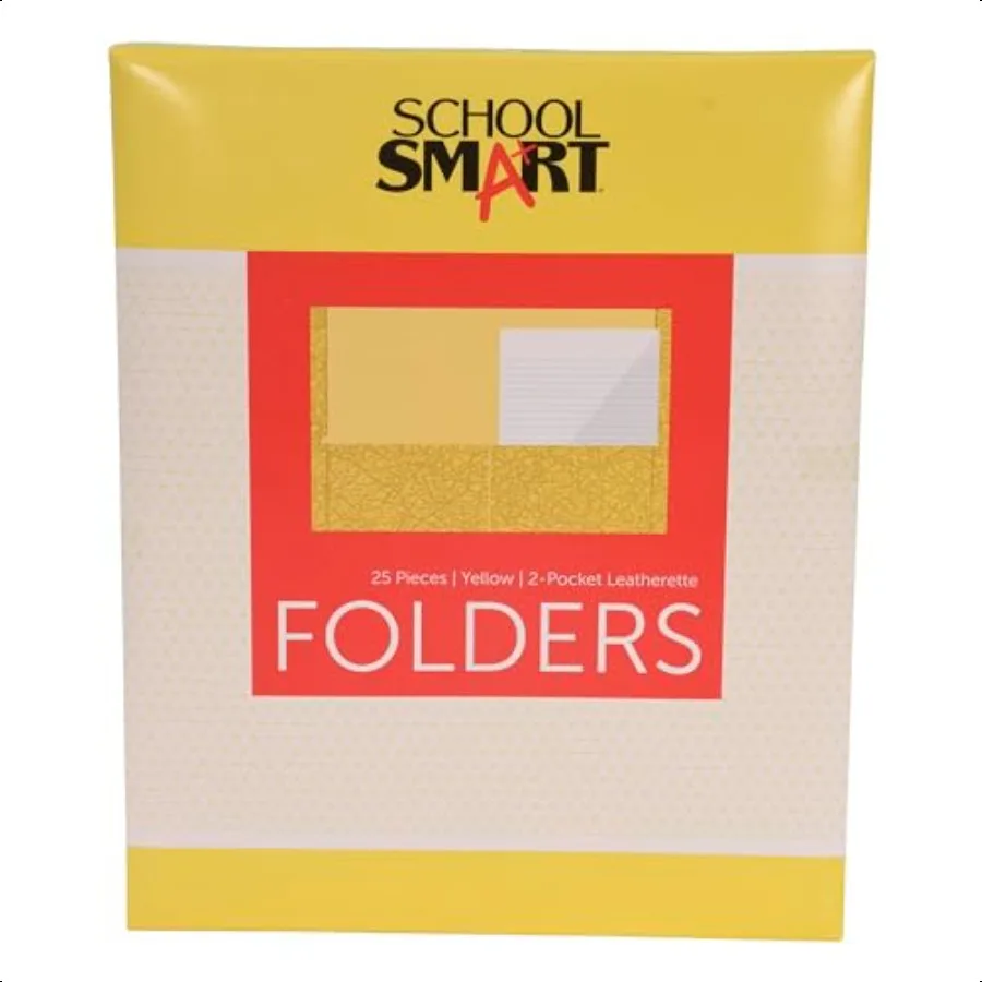 2Pocket Folders with No Brads Yellow Pack of 25
2Pocket Folders with No Brads Yellow Pack of 25