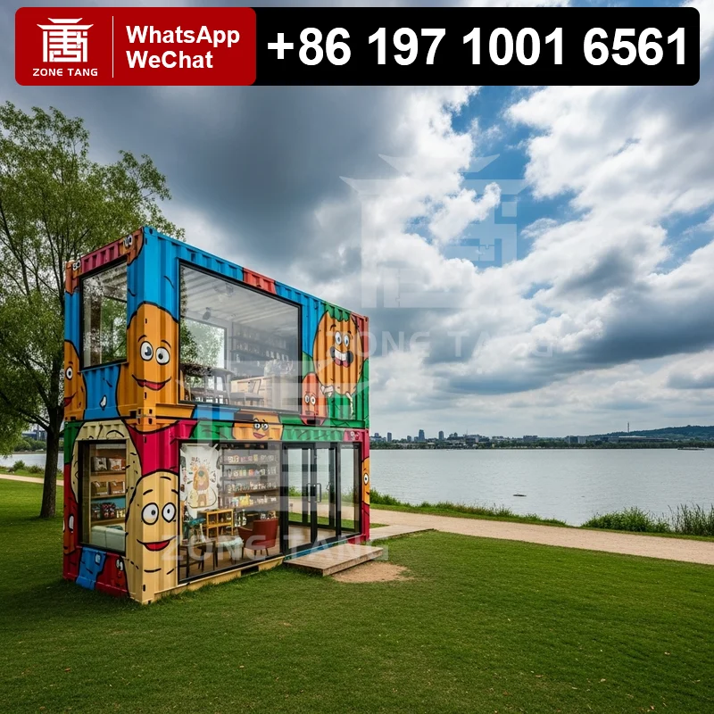 Canteen Large Shipping Container Homes House Modular Shipping Container Coffee House Creative Container Home Easily Movable
Canteen Large Shipping Container Homes House Modular Shipping Container Coffee House Creative Container Home Easily Movable