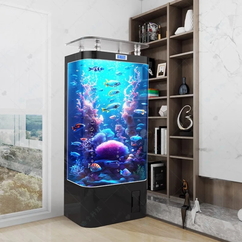Nordic Creative Smart Medium Floor-Standing Goldfish Aquariums Ultra Clear Glass Auto Eco Filter Self-Cleaning Products FYFT
Nordic Creative Smart Medium Floor-Standing Goldfish Aquariums Ultra Clear Glass Auto Eco Filter Self-Cleaning Products FYFT
