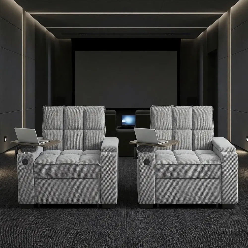 3-in-1 Convertible Sofa Bed Set with Chenille Fabric, 360° Swivel Side Table, Easy Assembly, Ideal for Living Room and Home Thea
3-in-1 Convertible Sofa Bed Set with Chenille Fabric, 360° Swivel Side Table, Easy Assembly, Ideal for Living Room and Home Thea
