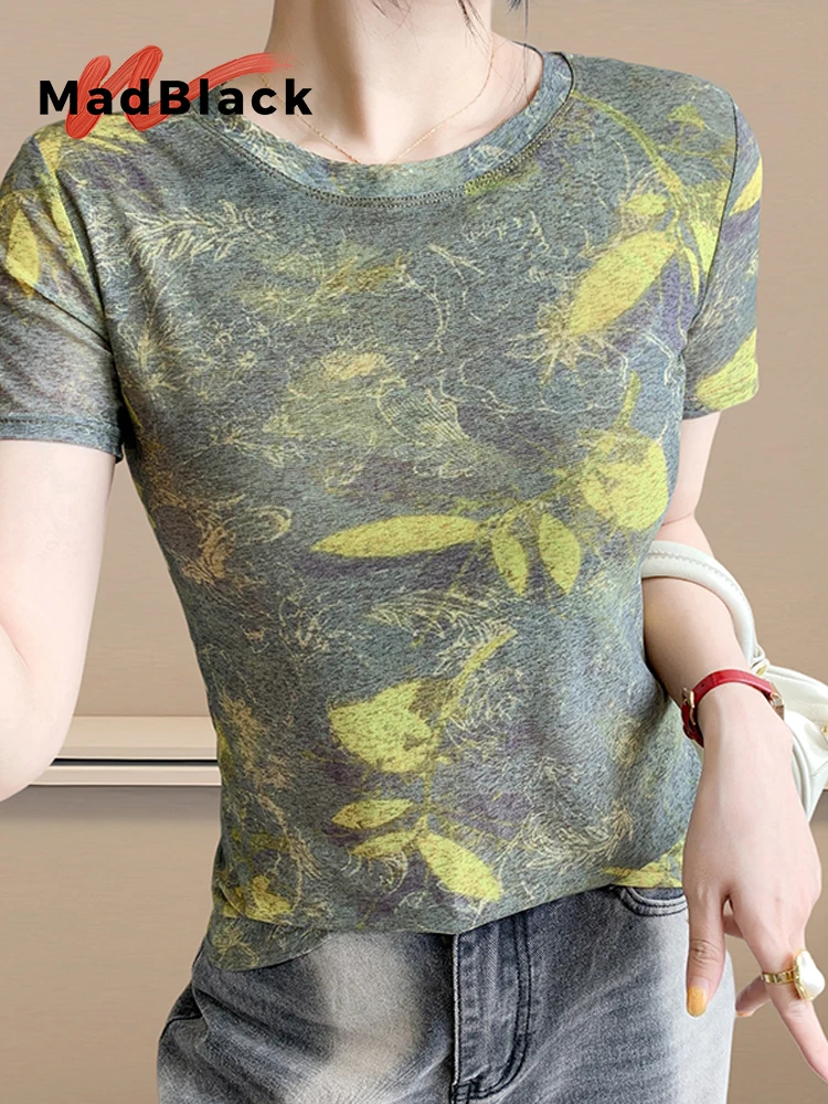 MadBlack-Women's European T-Shirt, Sexy O Neck Geometry Printed, Workwear Short Sleeve Slim Mesh S-3XL Tee, 2025 Summer T55011CC
MadBlack-Women's European T-Shirt, Sexy O Neck Geometry Printed, Workwear Short Sleeve Slim Mesh S-3XL Tee, 2025 Summer T55011CC