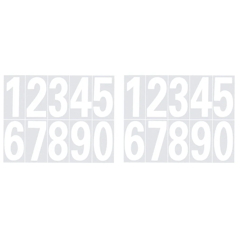 2Pcs Self Adhesive Reflective Number Stickers Weather Resistant Pet Material Decals for Mailbox Address Door Car Bike Plastic
2Pcs Self Adhesive Reflective Number Stickers Weather Resistant Pet Material Decals for Mailbox Address Door Car Bike Plastic
