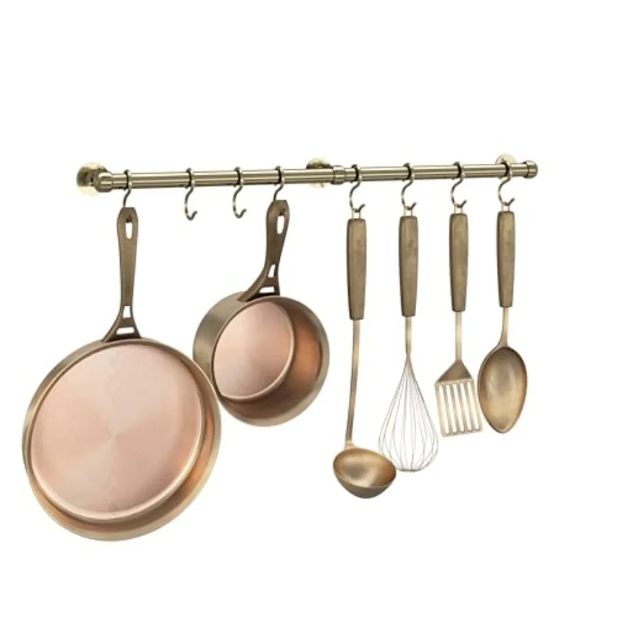 Stainless Steel Hanging Pot Rack Hanger: Pot and Pan Hanger Wall Mounted Hanging Pot Bar Rack Heavy Duty Pot Hangers Kitchen Ra
Stainless Steel Hanging Pot Rack Hanger: Pot and Pan Hanger Wall Mounted Hanging Pot Bar Rack Heavy Duty Pot Hangers Kitchen Ra