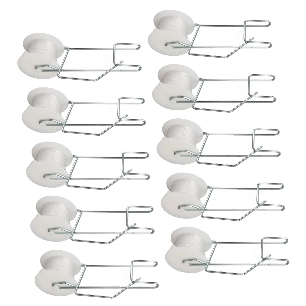 20PCS Galvanized Steel Wire Tomato Roller Hooks PP Rope 15m /49.2ft Length Plant Climbing Hooks Easy To Use Adjustable
20PCS Galvanized Steel Wire Tomato Roller Hooks PP Rope 15m /49.2ft Length Plant Climbing Hooks Easy To Use Adjustable