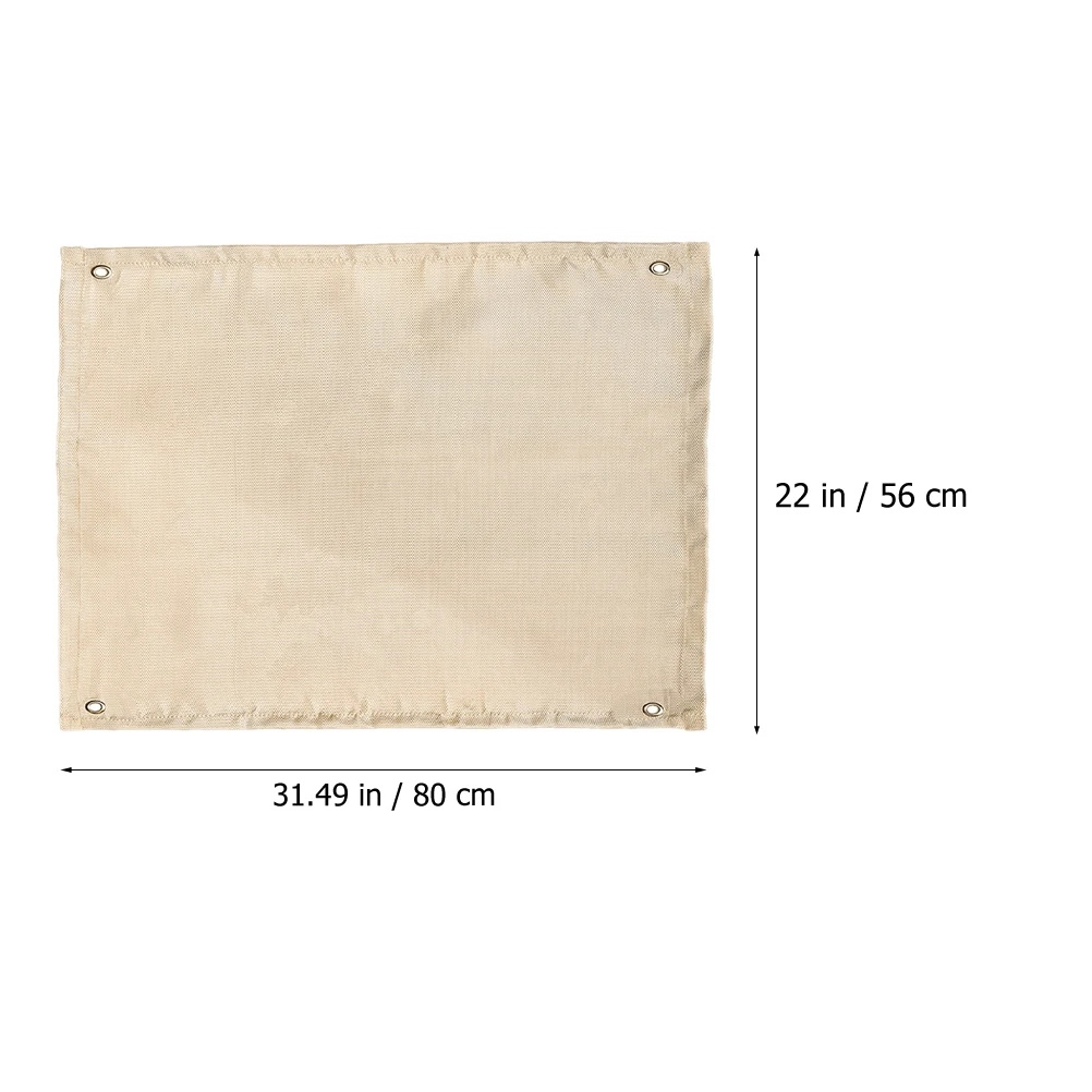 Fireproof Blanket Heat Pad for Camping BBQ Pit Fiberglass Reinforced Copper Temp Resistant Foldable Fireplace
Fireproof Blanket Heat Pad for Camping BBQ Pit Fiberglass Reinforced Copper Temp Resistant Foldable Fireplace