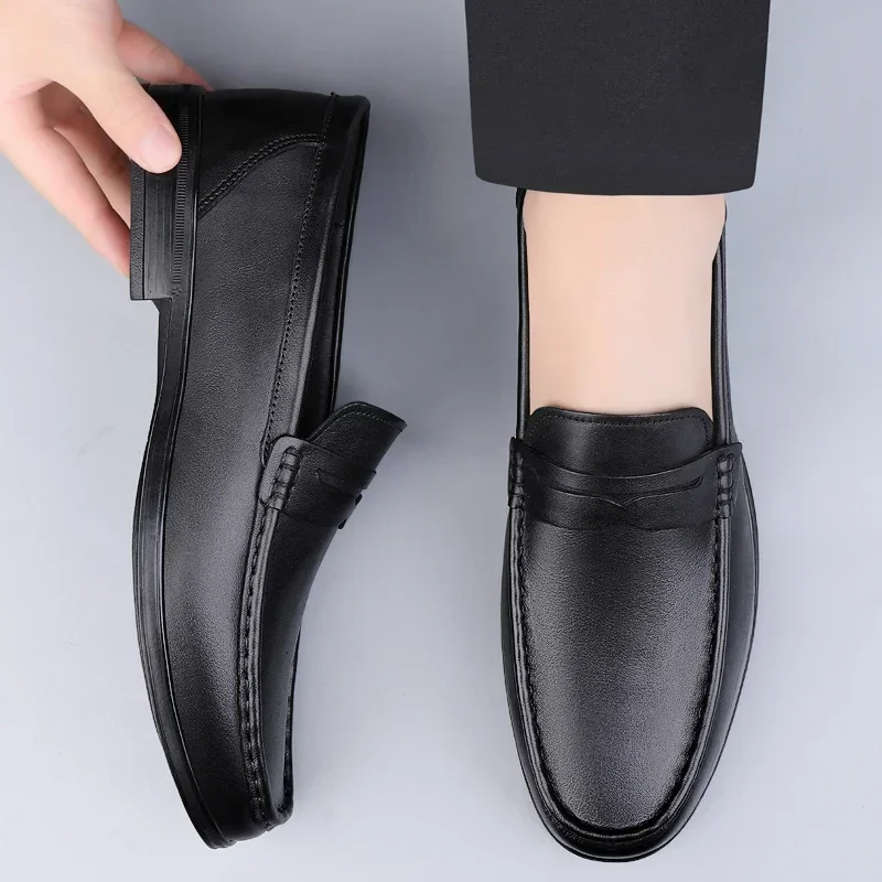Advanced Luxury Brand Minimalist Designer Style Elegant Comfortable Loafers Handmade Footwear High-quality Genuine Leather Shoes
Advanced Luxury Brand Minimalist Designer Style Elegant Comfortable Loafers Handmade Footwear High-quality Genuine Leather Shoes