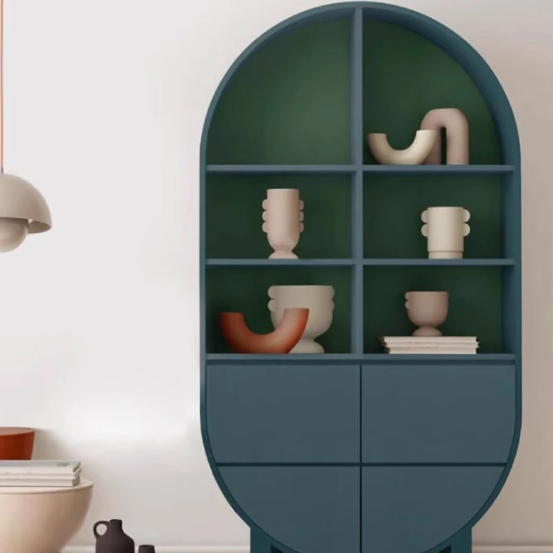 Minimalist modern display cabinet display small unit children's bookshelf decorative model room
Minimalist modern display cabinet display small unit children's bookshelf decorative model room