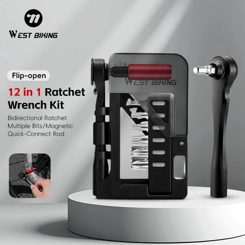 12-In-1 Bicycle Multitool Small Ratchet Wrench Kit Portable Magnetic Allen Key Tools Set Cycling Tire Repair Maintenance Tools
12-In-1 Bicycle Multitool Small Ratchet Wrench Kit Portable Magnetic Allen Key Tools Set Cycling Tire Repair Maintenance Tools