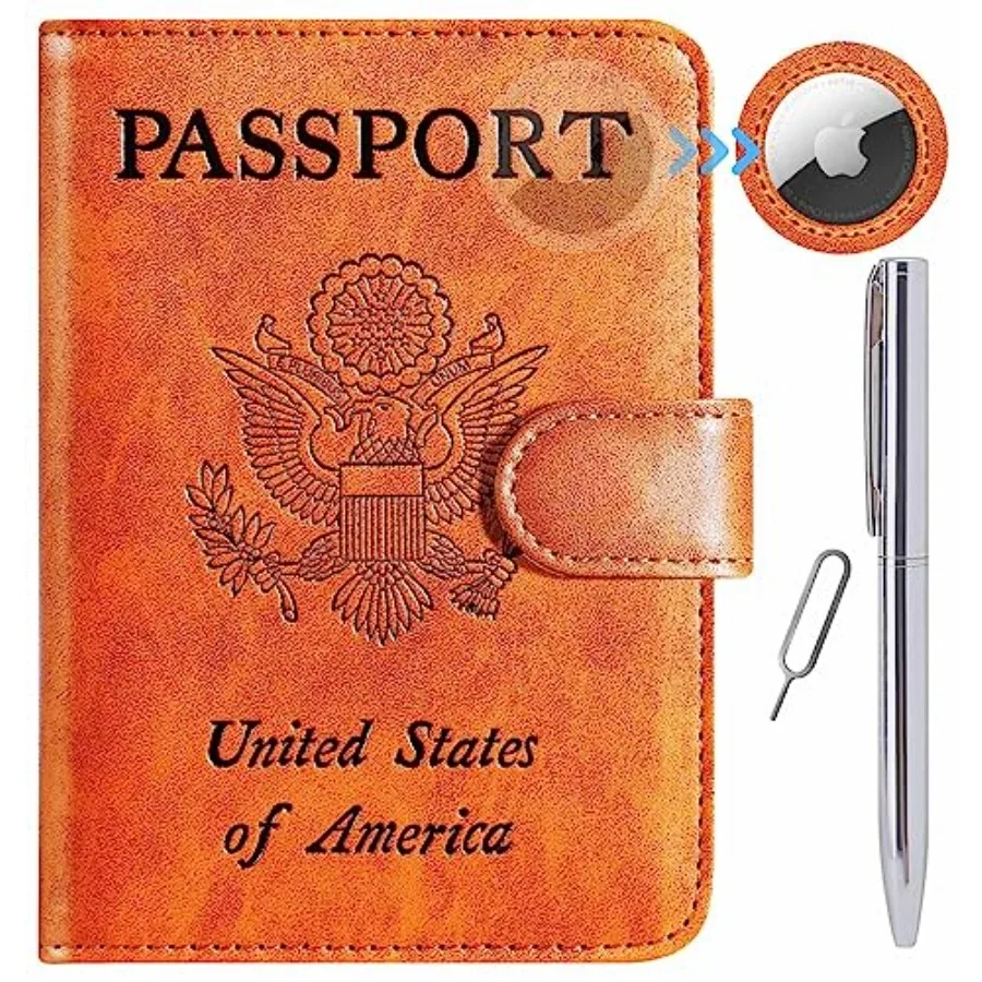 Airtag Passport Holder Cover Wallet RFID Blocking Leather Case Travel Essentials Luggage Accessories Travel Must Have 118#Clayb
Airtag Passport Holder Cover Wallet RFID Blocking Leather Case Travel Essentials Luggage Accessories Travel Must Have 118#Clayb