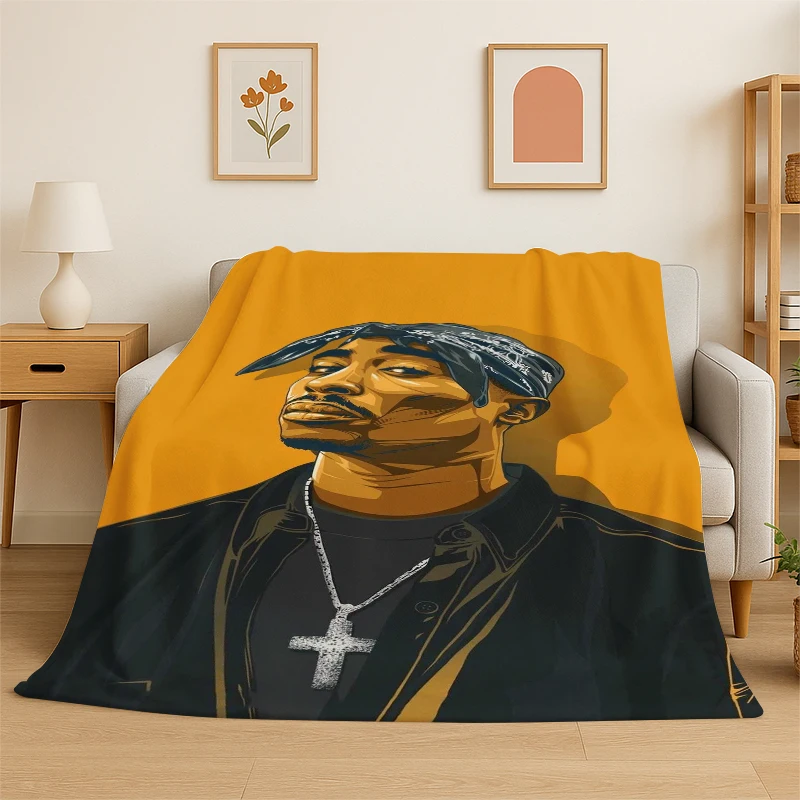 Rapper Eminem Tupac 21pac Hip Hop Rap God Flannel Blanket Soft Warm Throw Blanket for Bedroom Living Room Bed Travel Picnic
Rapper Eminem Tupac 21pac Hip Hop Rap God Flannel Blanket Soft Warm Throw Blanket for Bedroom Living Room Bed Travel Picnic