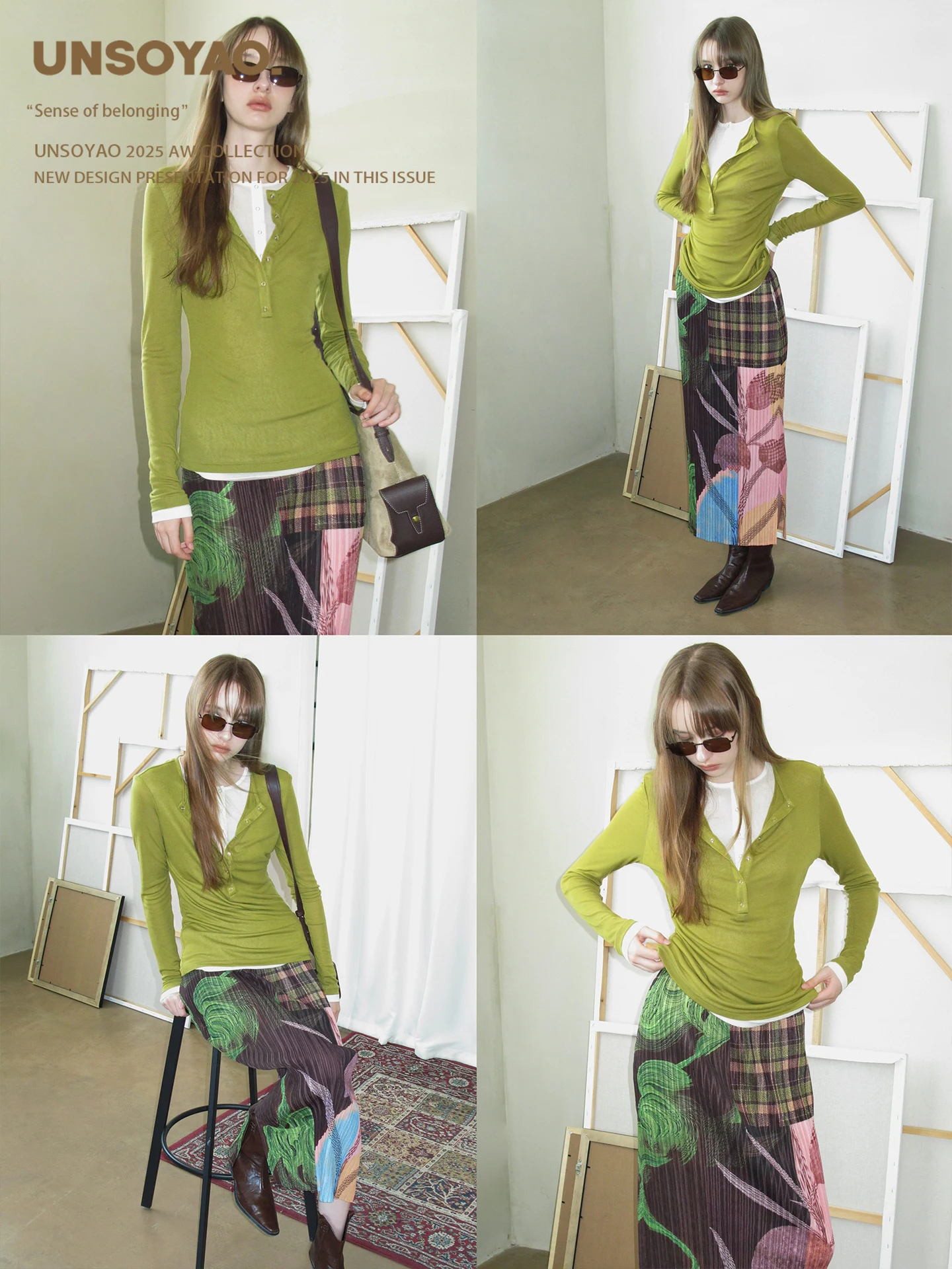 UNSOYAO Ультрамягкий легкий шелково-шерстяной топ с воротником Хенли, осенний сезон, женская модная удобная кофта с длинным рукавом
UNSOYAO Ультрамягкий легкий шелково-шерстяной топ с воротником Хенли, осенний сезон, женская модная удобная кофта с длинным рукавом