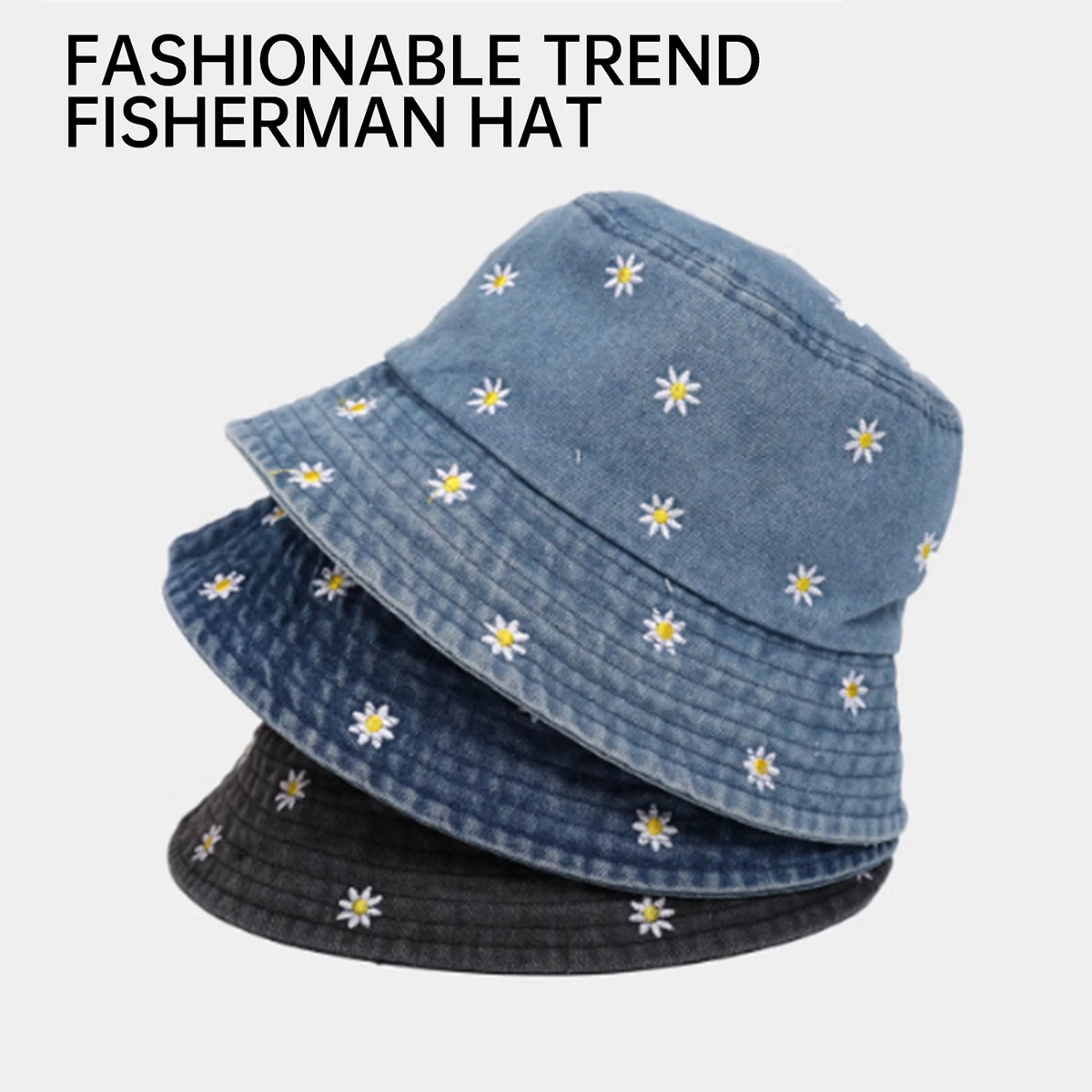 Outdoor Fisherman Hat for Women 2025 New Summer Large Head Circumference Sun Hat with Sun Protection and Uv Protection, Embroidered with Small Flowers for Autumn
Outdoor Fisherman Hat for Women 2025 New Summer Large Head Circumference Sun Hat with Sun Protection and Uv Protection, Embroidered with Small Flowers for Autumn