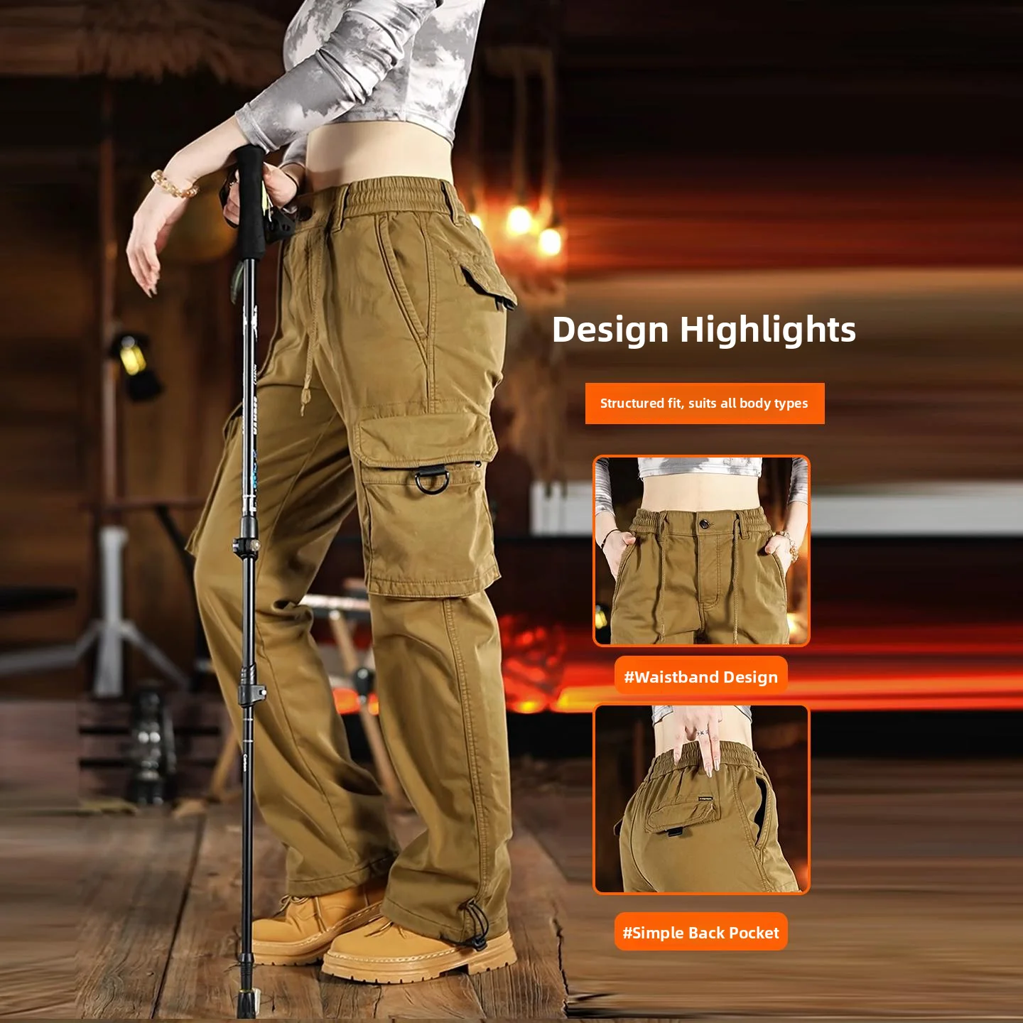 Men's Outdoor Climbing Straight Leg Fleece Lined Casual Cargo Pants Autumn Winter Multi Pocket Versatile Long Trousers
Men's Outdoor Climbing Straight Leg Fleece Lined Casual Cargo Pants Autumn Winter Multi Pocket Versatile Long Trousers