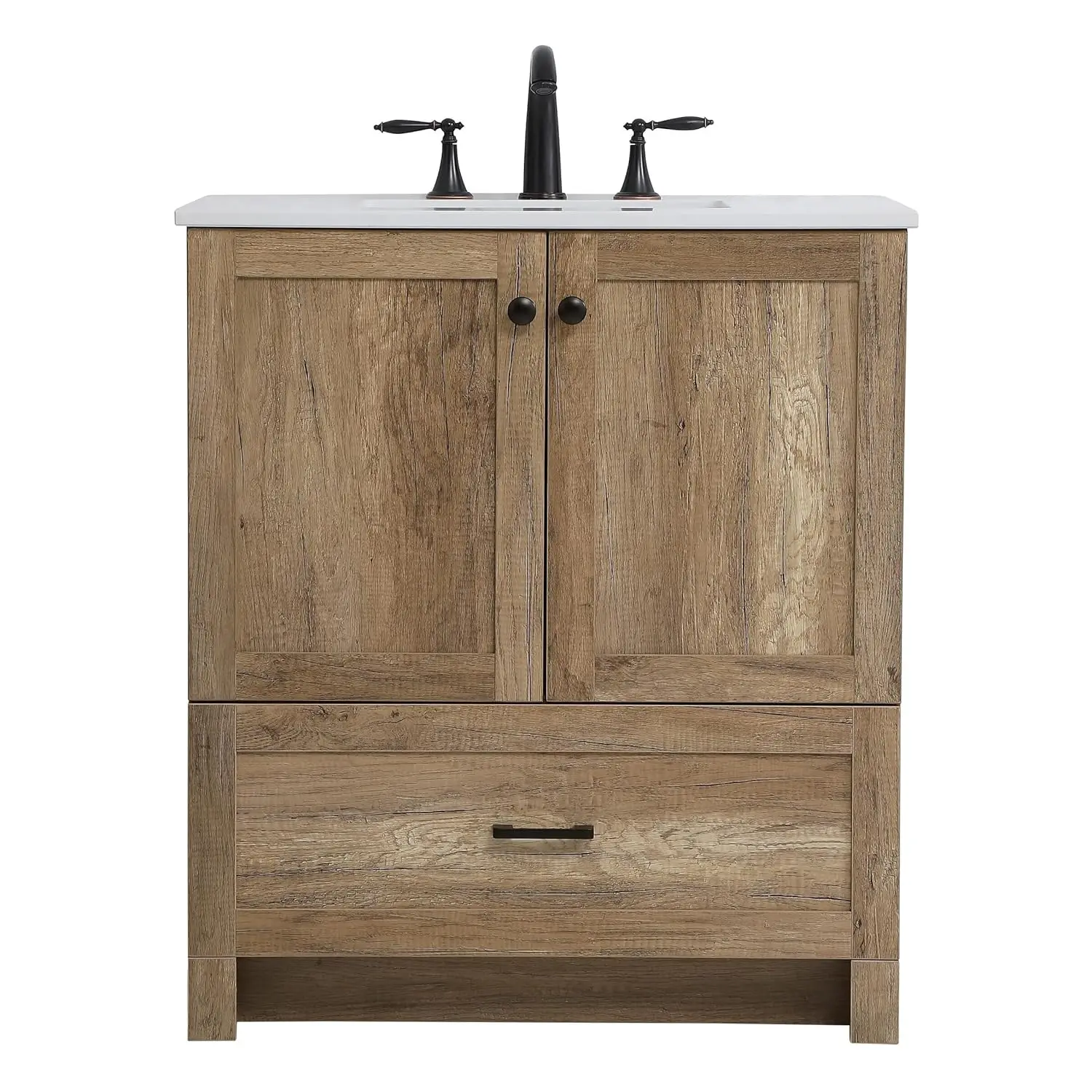 30 Single Bathroom Vanity Soft-Close Natural Oak Cabinet, Customized
30 Single Bathroom Vanity Soft-Close Natural Oak Cabinet, Customized